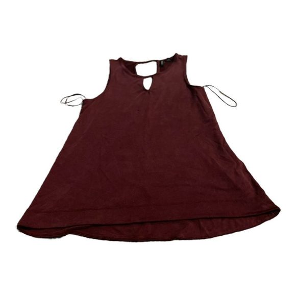 Cynthia Rowley Tops - Cynthia Rowley soft sleeveless maroon top Size M
